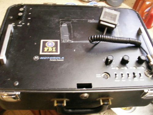 Motorola FBI VHF Suitcase Repeater