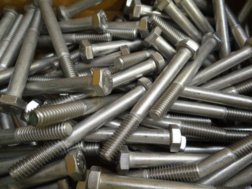 200 Stainless Steel 5/16 X 3 Bolts Hex Head Dottie MBS5163 In 2 Boxes 100 Each