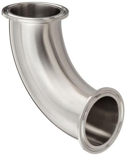 Dixon B2CMP-G200 Stainless Steel 304 Sanitary Fitting, 90 Degree Clamp Elbow, 2&#034;
