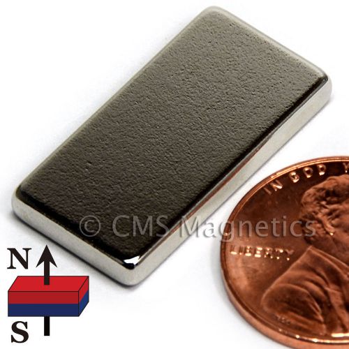 N52 cms magnetics® neodymium magnet 1 x 1/2 x1/8&#034; rare earth magnet 100 pc for sale