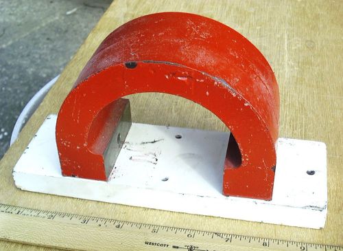 Vintage Massive ALNICO V Horseshoe Magnet may be from a Klystron