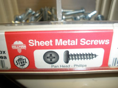#14 pan head phillips drive zinc sheet metal screws (189) pcs. 2&#034;   2-1/2&#034;  3&#034;