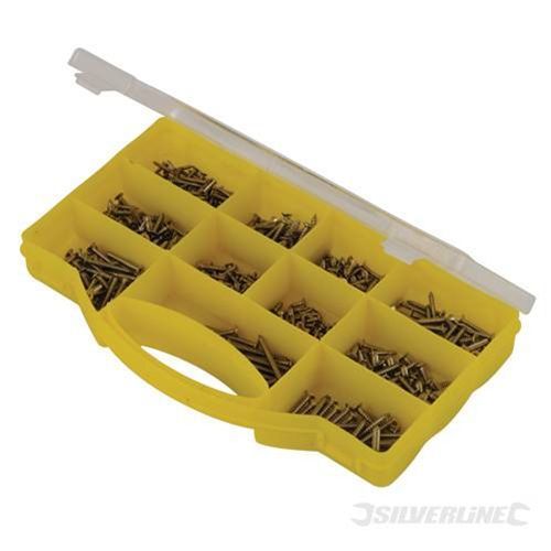 570pc silverline a2 stainless steel self tapping tappers screw set heavy duty for sale