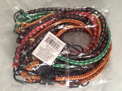 12 PIECE 18&#034; BUNGEE CORDS TAIE18