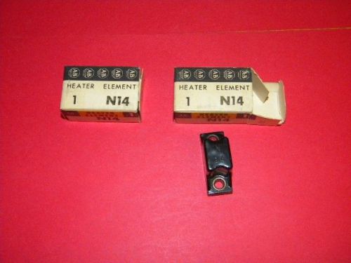 New! Lot of 2 Allen Bradley N14  Heater Elements