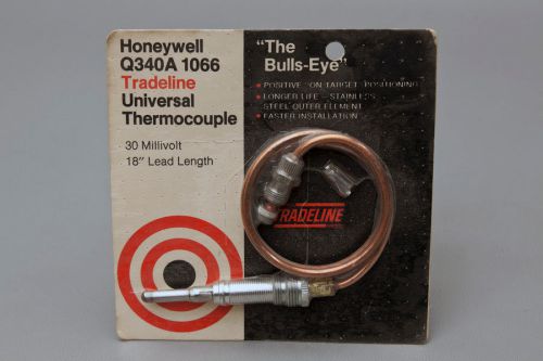 Honeywell Q340A 1066 Tradeline Universal Thermocouple 30mV 18&#034; Lead NOS