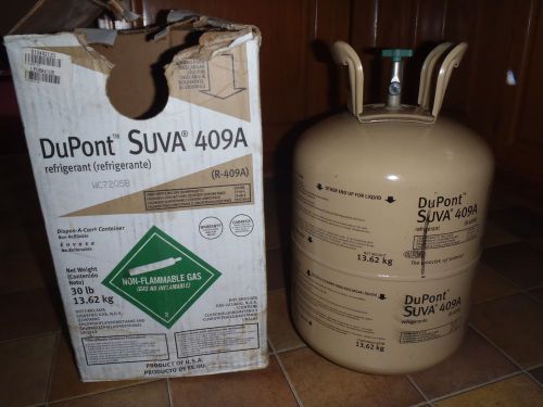30 lb. tank dupont suva 409a refrigerant metal container for sale