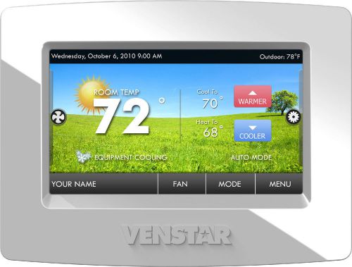 Venstar t6800 color thermostat with touchscreen with commercial features for sale