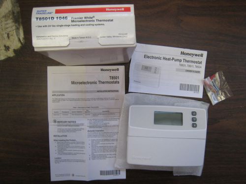 Honeywell t8501d 1046 microelectronic thermostat new free shipping for sale
