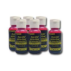 Tracer dye detection for all oil based fluids 6 pack. sold as each for sale