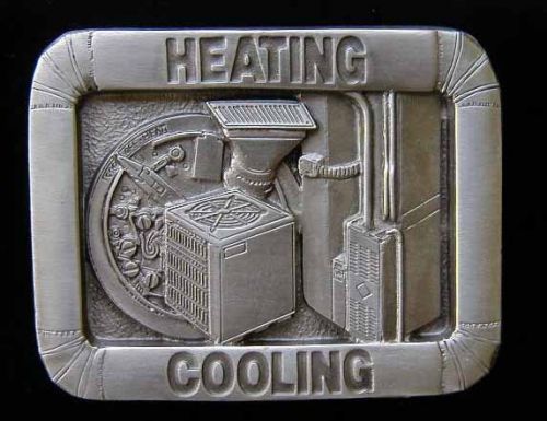 HEATING AND COOLING TECH BELT BUCKLE HVAC BUCKLES NEW