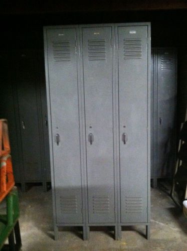 15 vintage penco standing steel lockers~great storage system for sale