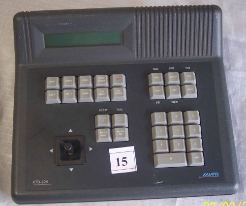Ge Security Ktd-404 Variable speed PTZ Camera Controller Keypad Kalatel CCTV #15