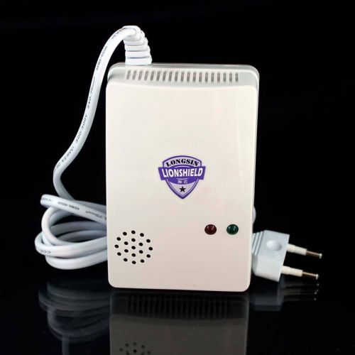 Lpg poison leaking natural gas sensor detector kitchen alarm warning ac85-265v for sale