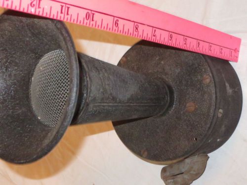 ANTIQUE Industrial SH COUCH CO SIGNAL HORN/SIREN /fire alarm #121  110 VOLTS