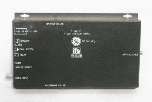 Ifs international fiber systems video intercom remote vic5211r for sale
