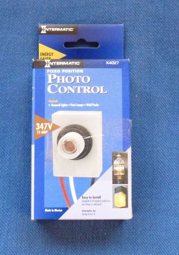 Intermatic k4027   general purpose photo control,  347 volts for sale