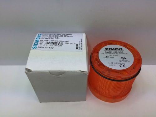 New! siemens yellow led stack light 8wd4420-5ad 8wd44205ad 24v ac/dc for sale