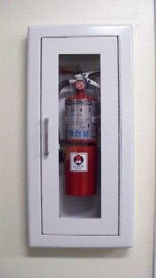 Larsen 2409 r3 semi recessed fire extinguisher cabinet for sale