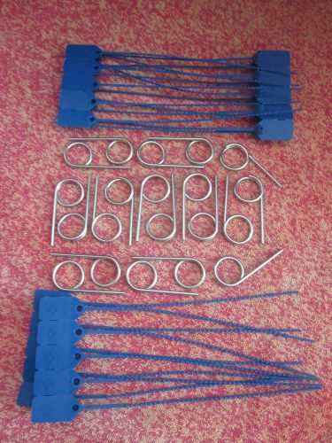 25-FIRE EXTINGUISHER TAMPER FLAG SEALS &amp; 20-FIRE EXTINGUISHER SAFETY PULL PIN&#039;S