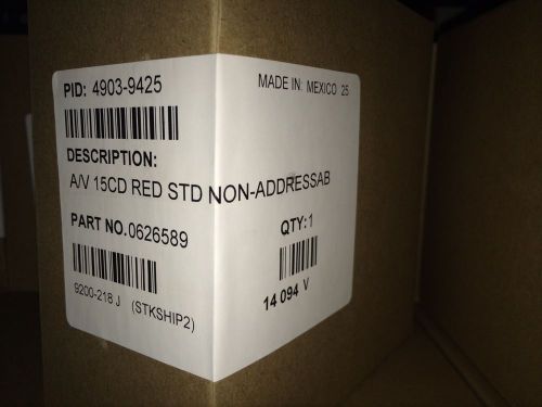 NEW SIMPLEX 4903-9425 A/V 15 CD RED STD NON-ADDRESSABLE (+30 IN STOCK)