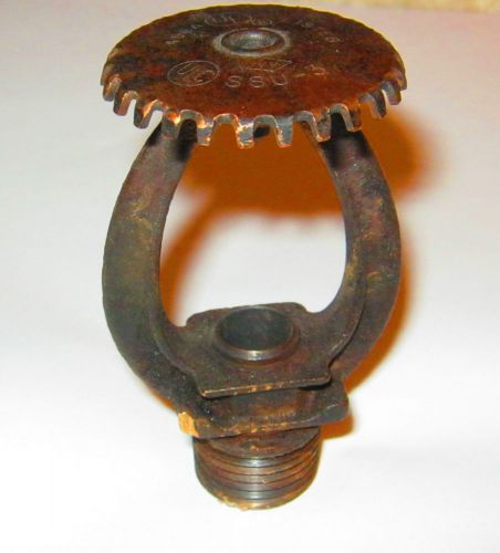 Fused grinnell fire sprinkler head 458a saved drunk mans life passd out in chair for sale