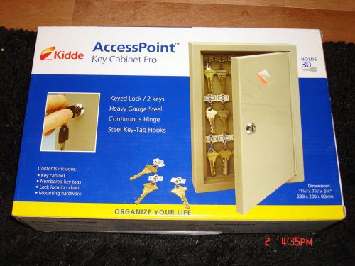 Kidde AccessPoint Key Cabinet Pro #001801- Holds 30 Keys brand new in box