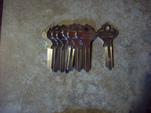 Lot Of 8 Ilco Brand IN18(Sub IN1) Keyblanks, For Ilco Locks