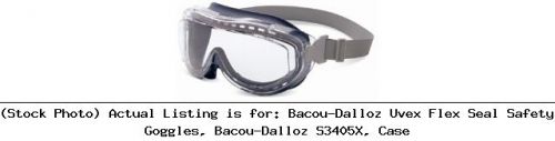 Bacou-Dalloz Uvex Flex Seal Safety Goggles, Bacou-Dalloz S3405X, Case