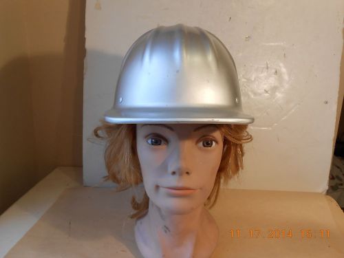 Mcdonald t aluminum hard hat cap msa 1994 with suspension tin lid  logger for sale