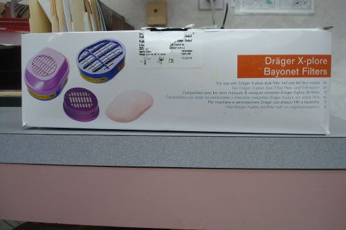 DRAGER XPLORE BAYONET REF:6738392 VRCL-F011NUISANCE ODOR RELIEF FILTER~BOX 20