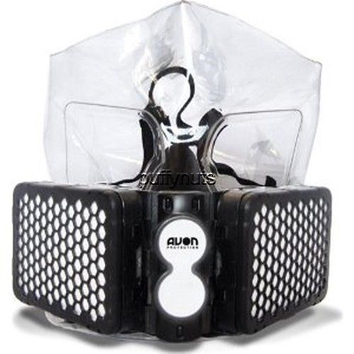 Avon nh15 compact cbrn air purifying escape respirator escape hood for sale