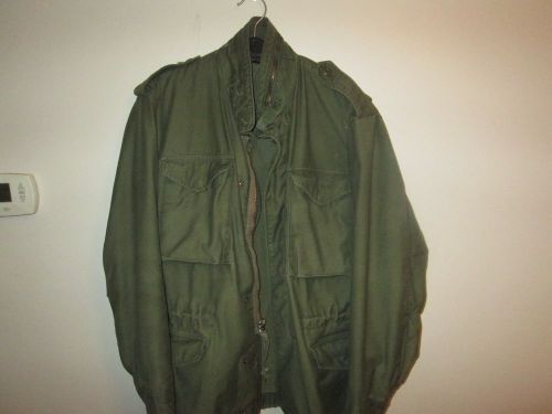 Vtg US Army USAF Mens Cold Weather Field Jaacket M-65 Sz M to L