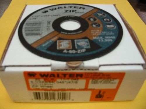 Walter cut-off wheel 4.5&#034;x3/64&#034;x7/8&#034;-box/25 -11-t-042 for sale
