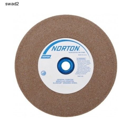 Norton grinding wheel gemini bench-pedestal ,type 01, round hole, aluminum oxide for sale
