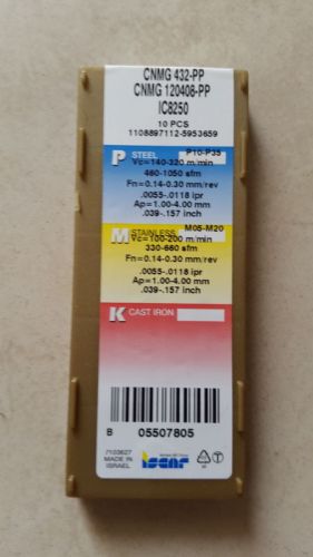 Iscar  10 pcs  cnmg 432-pp  ic8250 for sale