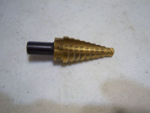 Irwin unibit 10233 #3 step drill bit 1/4-3/4&#034; range 9 hole sizes usa made for sale