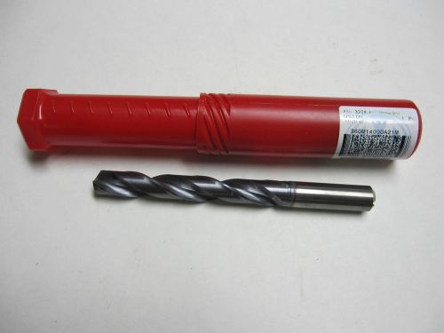 SOLID CARBIDE 14MM DRILL, NEW, THROUGH HOLE COOLANT, ASC 320