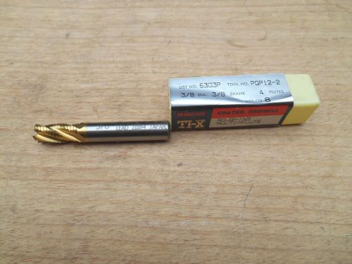 Nachi ti-x  hs-co, 3/8&#034; 4 flt. roughing end mill for sale