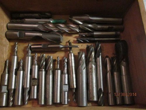 MACHINIST TOOLS LATHE MILL Machinist Lot of End Mill Cutters for Milling Machine