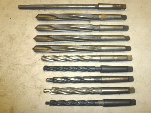 LOT of (10) ASSORTED 2MT REAMERS, National, Morse, H.T.C.