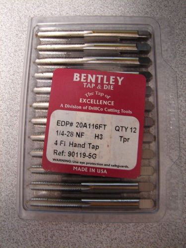 1/4-28 NF Hand Tap by Bentley Tap &amp; Die