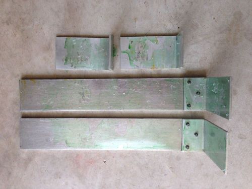 Pair (2) of aluminum milling squares