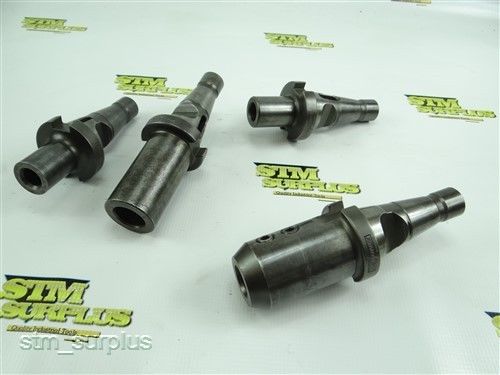 Lot of 4 devlieg tool holders w/ 40fc flash change shanks 2mt b&amp;s end mill for sale