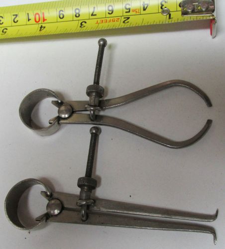 Vintage calipers/dividers machinist tools (set of 2) for sale