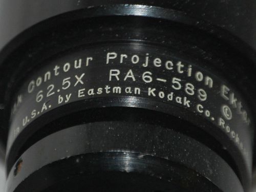 Optical Gaging Products, OGP &amp; Kodak 14&#034; 62.5X Comparator Projection Lens.