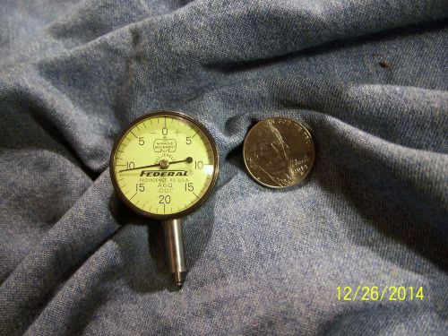 FEDERAL MIRACLE MOVEMENT A6Q .001, 0-20-0 FULL JEWEL INDICATOR MACHINIST TAPS
