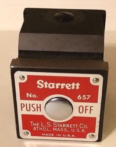 Starrett 657P Magnetic Base Indicator Holder