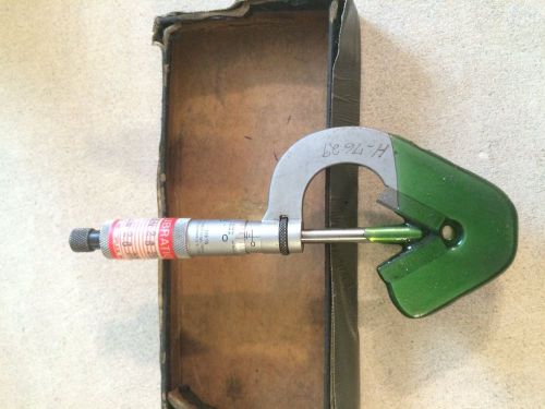 Starrett no. 483 v anvil micrometer for sale