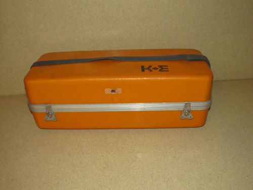++ K&amp;E  AUTOCOLLIMATING ALIGNMENT LASER CASE ONLY- -  21.5x8x8&#034;  -cc